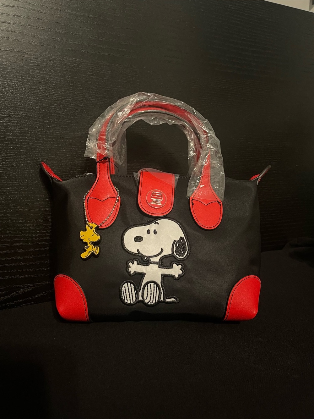 Danielle Nicole Peanuts Snoopy & Woodstock Mini Satchel Crossbody Bag